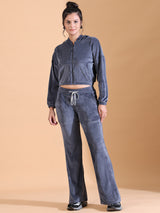 LUXE VELVET SLATE GREY CO ORDS