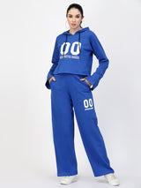 WOMEN AIRPORT CO ORDS- BLUE