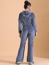 LUXE VELVET SLATE GREY CO ORDS