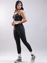ACTIVE WEAR GYM CO ORDS BLACK