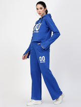 WOMEN AIRPORT CO ORDS- BLUE