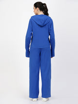 WOMEN AIRPORT CO ORDS- BLUE