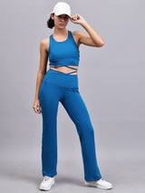 ACTIVE WEAR GYM CO ORDS Electric Ocean