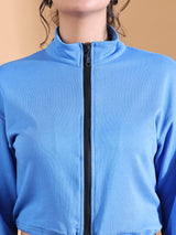 ACTIVE WEAR CASUAL CO ORDS AZURE BLUE