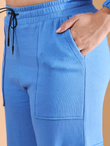 ACTIVE WEAR CASUAL CO ORDS AZURE BLUE