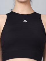 Black Tight Fit Sport Bra Co-Ords