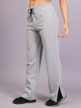 Women Grey Slit Co-Ord
