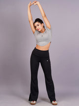Women Side Slit broad pants