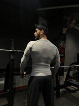 Core Compression T-Shirt Full sleeve Grey