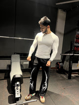 Aesthetic x Jogger Tribal Print-Black