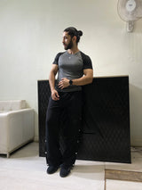 Super set edition T-Shirt Grey & Black