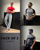 Men’s T-Shirt -Pack of 3 MIX T-SHIRTS