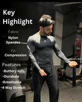 Core Compression T-Shirt Full sleeve Black