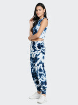 TIE DYE CO ORDS SET(JOGGER) - NAVY