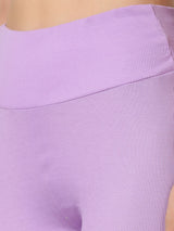 WOMEN'S BIKER CO ORDS-LAVENDER