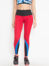 Women’s Solid Legging (Red)