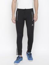 Side Strap Chain Trackpant- Black