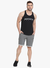 Men's Printed Stringer - Black