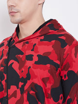 Men's Camo Jacket- Red