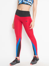 Women’s Solid Legging (Red)