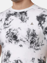 MEN'S TIE DYE T-SHIRT BLACK & WHITE