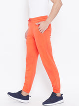 Men’s Solid Jogger -Orange