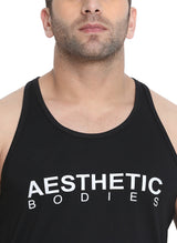 Men's Printed Stringer - Black