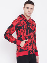 Men's Camo Jacket- Red