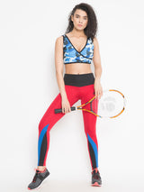 Women’s Solid Legging (Red)