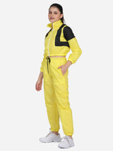 Women Retro Track Suit- Yellow
