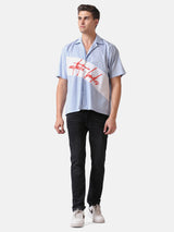 MEN'S VINTAGE OVERSIZE COLOUR BLOCK SHIRT