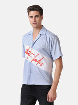 MEN'S VINTAGE OVERSIZE COLOUR BLOCK SHIRT