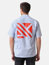 MEN'S VINTAGE OVERSIZE COLOUR BLOCK SHIRT