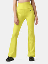 WOMEN'S FLARED PANT-YELLOW