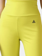 WOMEN'S FLARED PANT-YELLOW