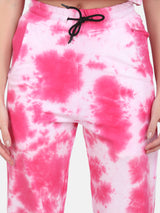 TIE DYE CO ORDS SET(JOGGER) -PINK