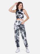TIE Dye CO ORDS SET(JOGGER) -BLACK & WHITE