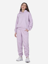 Women Elegant Lilac Solid Co Ord's