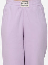 Women Elegant Lilac Solid Co Ord's