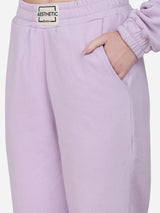 Women Elegant Lilac Solid Co Ord's
