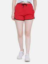 Women’s Sports Shorts-Red