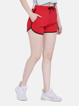 Women’s Sports Shorts-Red