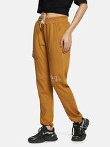 Womens Panelled Jogger (Mustard)