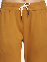 Womens Panelled Jogger (Mustard)