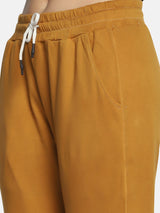 Womens Panelled Jogger (Mustard)