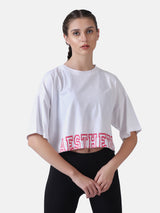 BOYFRIEND FIT T-SHIRT- WHITE