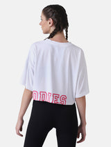 BOYFRIEND FIT T-SHIRT- WHITE