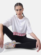 BOYFRIEND FIT T-SHIRT- WHITE