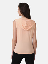ESSENTIAL HOODIE STRINGER- PEACH