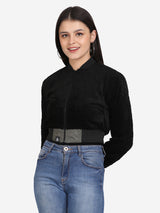 WOMEN'S BOMBER JACKET- OLIVE